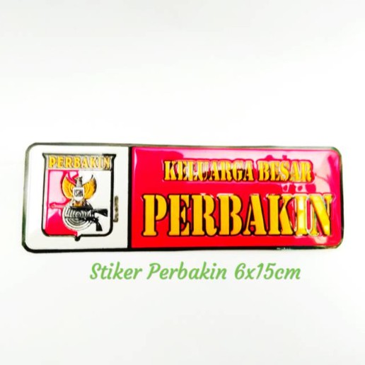 

Stiker Perbakin Timbul 6x15cm