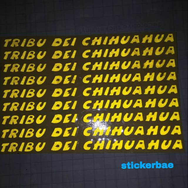 Sticker tribu dei chihuahua cutting