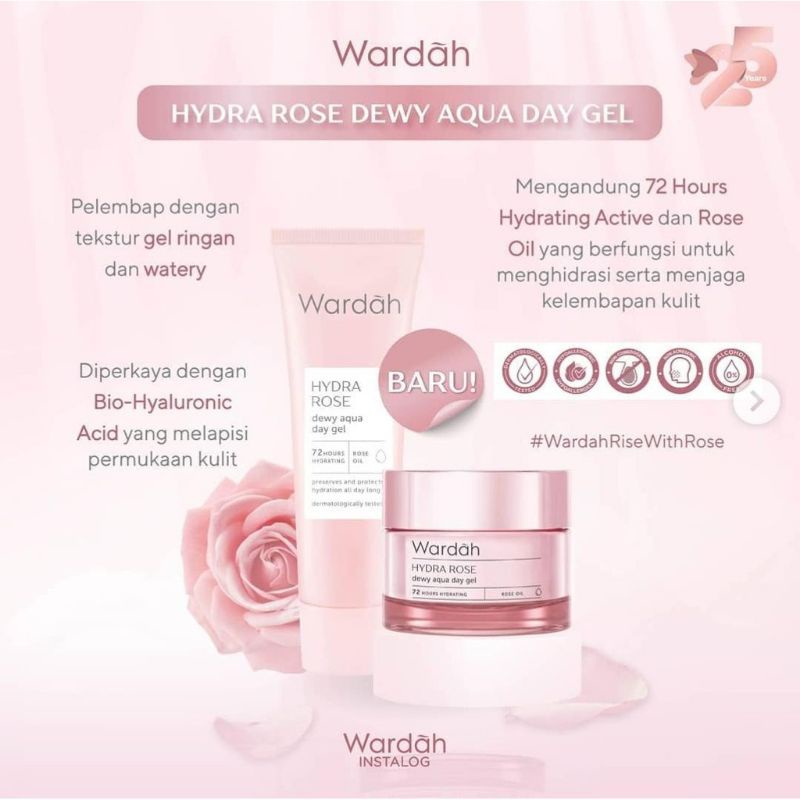 WARDAH Hydra Rose Aqua Day Gel