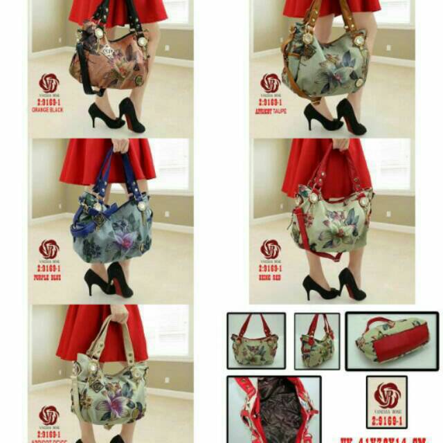 Tas Vanessa rose 9169