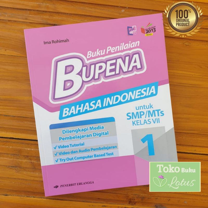 Seri BUPENA SMP Kelas 7 ( Matematika IPA Bahasa Indonesia Inggris IPS) Buku Erlangga / K2013 Rev-Indonesia