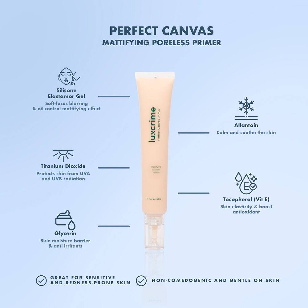 Luxcrime Perfect Canvas Primer, Make up Base