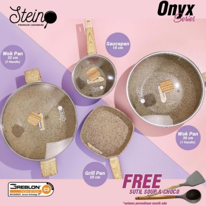 Panci Set STEIN COOKWARE Paket ONYX