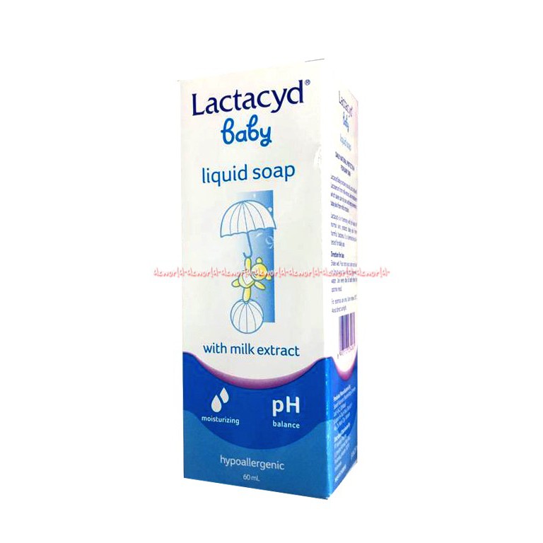 Lactacyd baby liquid Soap With Milk Extract Ph Balance Hypoallergenic 60ml