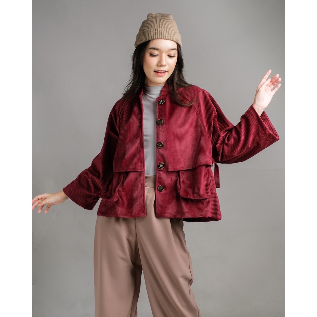 Myrubylicious CARNELIAN CORDUROY SHIRT KODE 2101