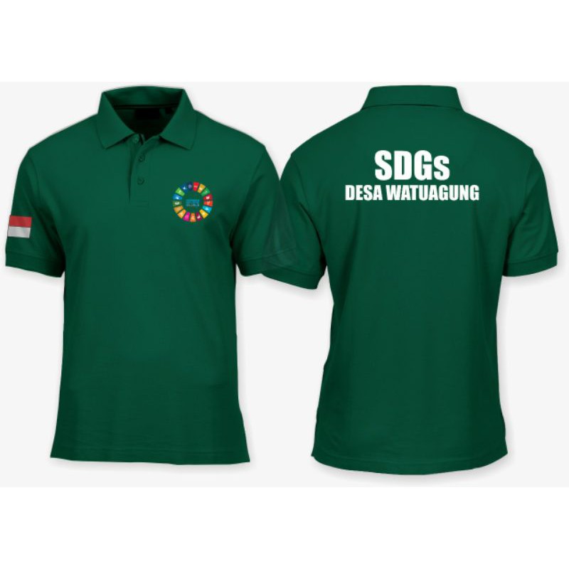 KAOS SDGs DESA tulisan BISA REQUEST NAMA desa