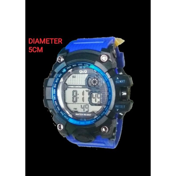 Jam Tangan Q&amp;Q Pria Sport Anti Air Harga Termurah Namun Qualitas Terjamin _Water Resisten