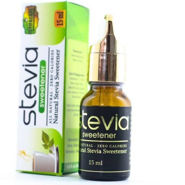 Stevia sweetener gula cair pemanis alami pengganti gula non kalori 15 ml