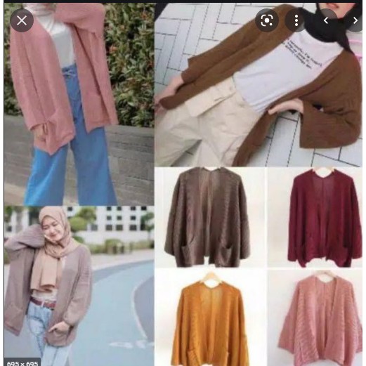 TERMURAH!!! LAVELA/LOCCY CARDIGAN OVERSIZE - cardigan rajut wanita - cardigan oversize