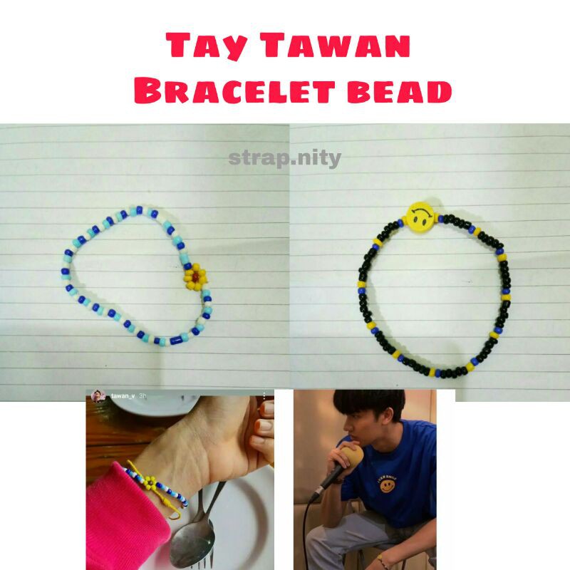 Tay Tawan Bracelet Bead murah / Bracelet Thai idol