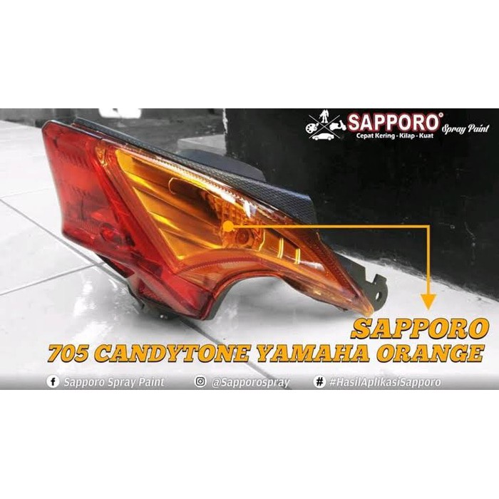 Cat Semprot Sapporo 705 Yamaha Orange / Sapporo Spray / Pilox 300 ml