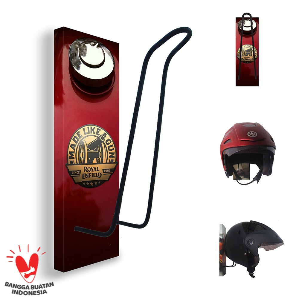 GANTUNGAN HELM - TEMPAT HELM - RAK HELM MOTOR ROYAL ENFIELD 109