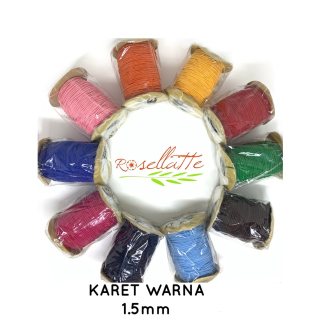 KARET MASKER WARNA meteran