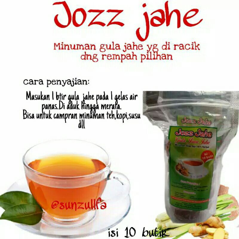 

Gula jahe asli wonosobo isi 10