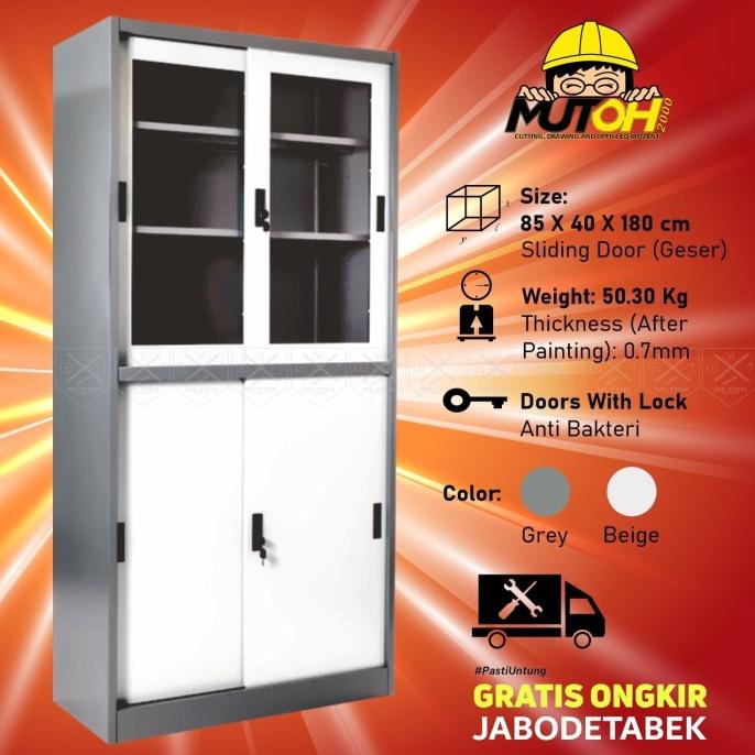 

Lemari Arsip Lemari Besi Filling Cabinet - Pintu Kombinasi Sliding Terlaris