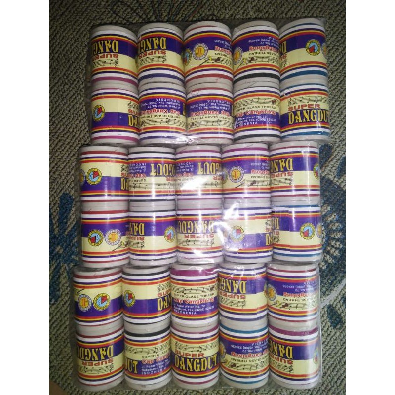 gelasan dangdut ukuran sedang