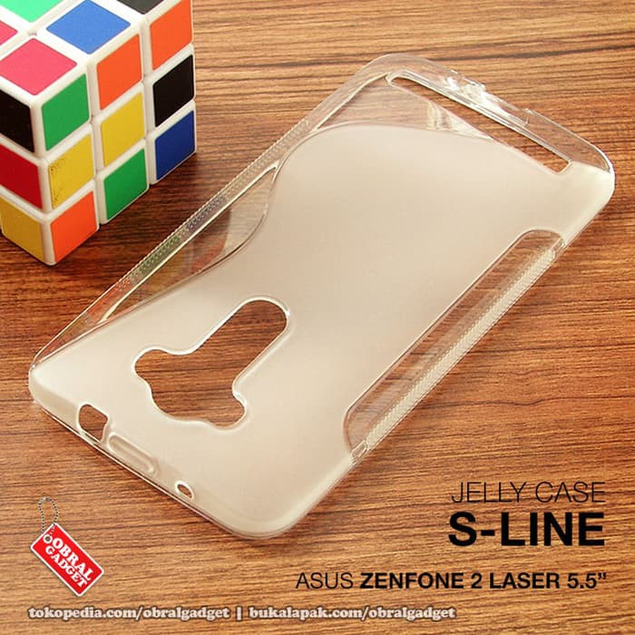 Asus Zenfone 2 Laser 5.5" Soft Gel Jelly Silicon Silikon Case Softcase