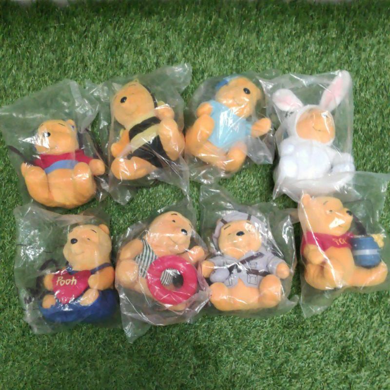 Boneka Complete Set 8 Winnie the Pooh Disney McDonalds - Mainan Happy Meal - hadiah ulang tahun