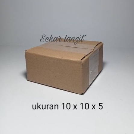 

kardus packing ukuran 10x10x5