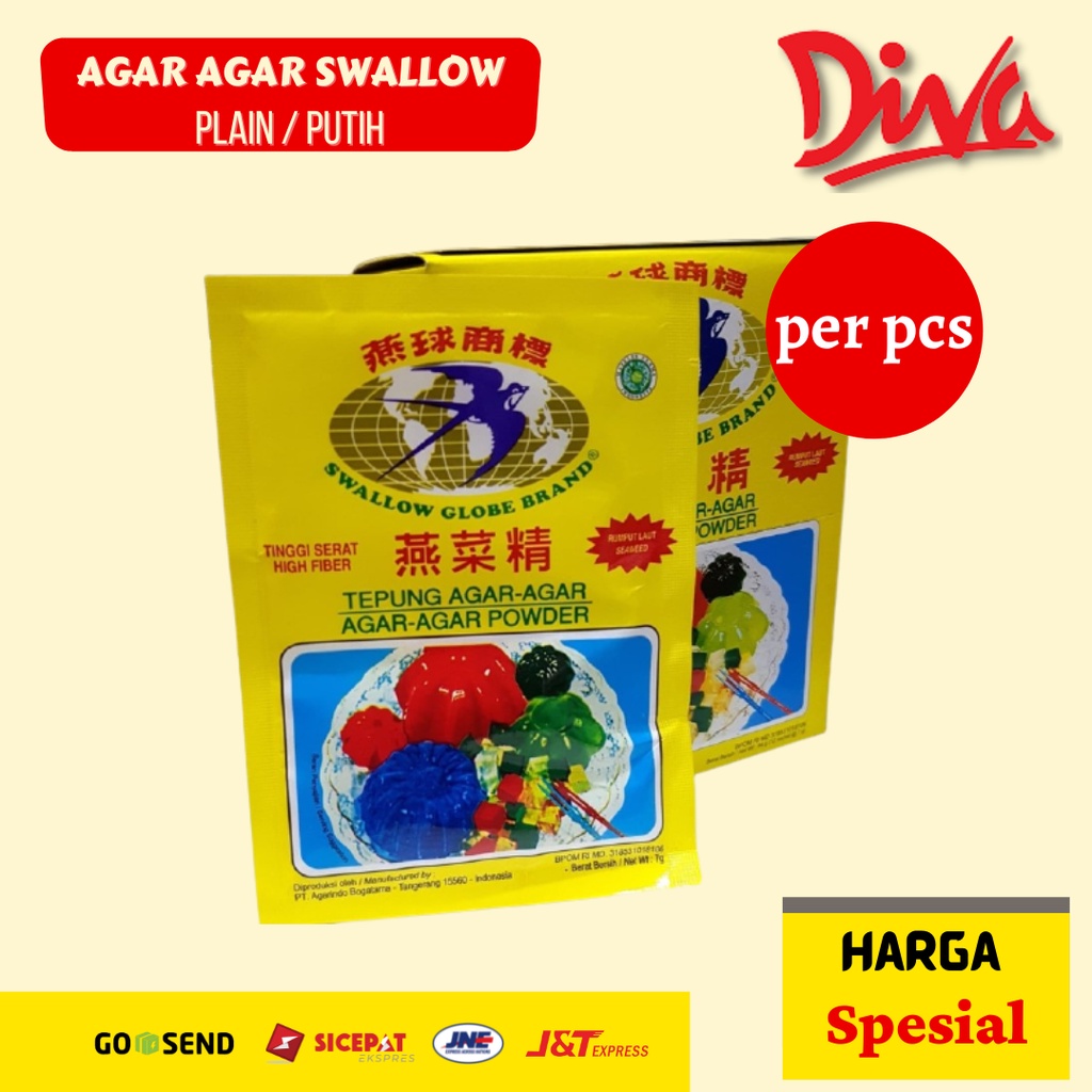 

Agar Agar Swallow Plain / Putih