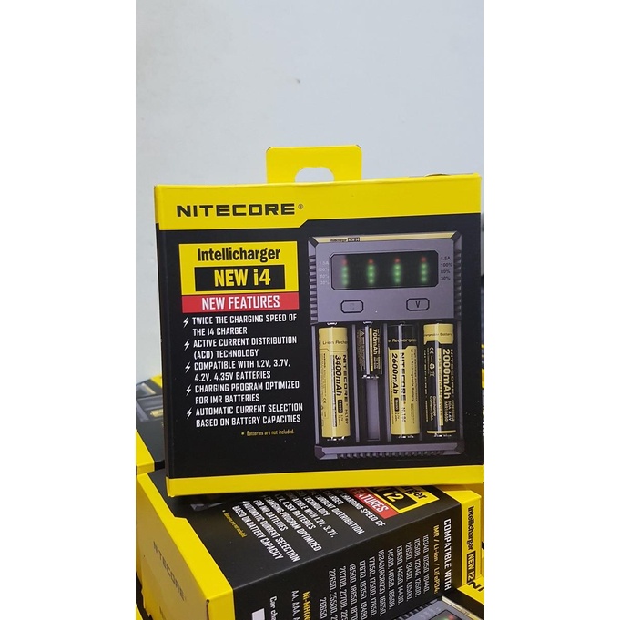 Nitecore New I4 BERGARANSI, Charger Nitecore New I4, Nitecore I4