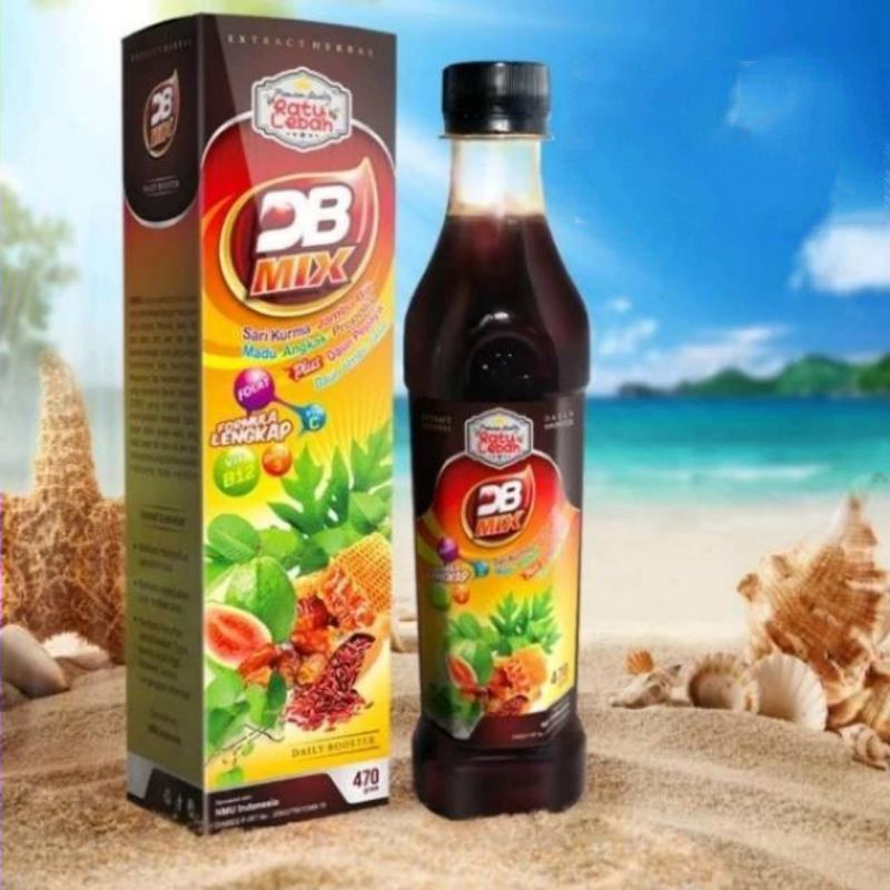 

SARI KURMA MADU ANGKAK DB MIX DAUN UBI JALUR BY RATU LEBAH ORIGINAL BPOM