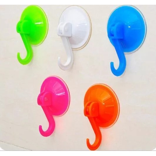 Kop Gantungan Portable Vacum Merekat Kuat Suction Hooks -  Gantungan Baju Portable Dapat Dibawa Dan Ditempel