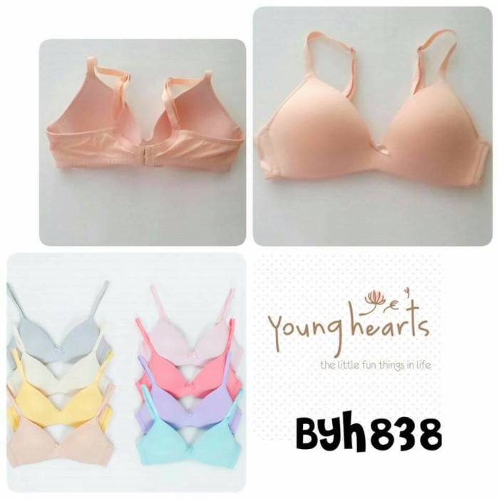 Bra tanpa kawat 838 Young Hearts size 32B 34B 36B