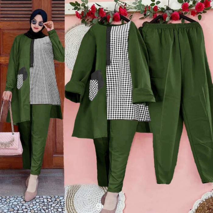 JOLA ARMY [Gamis 0121] TLG Baju Gamis Wanita Terbaru