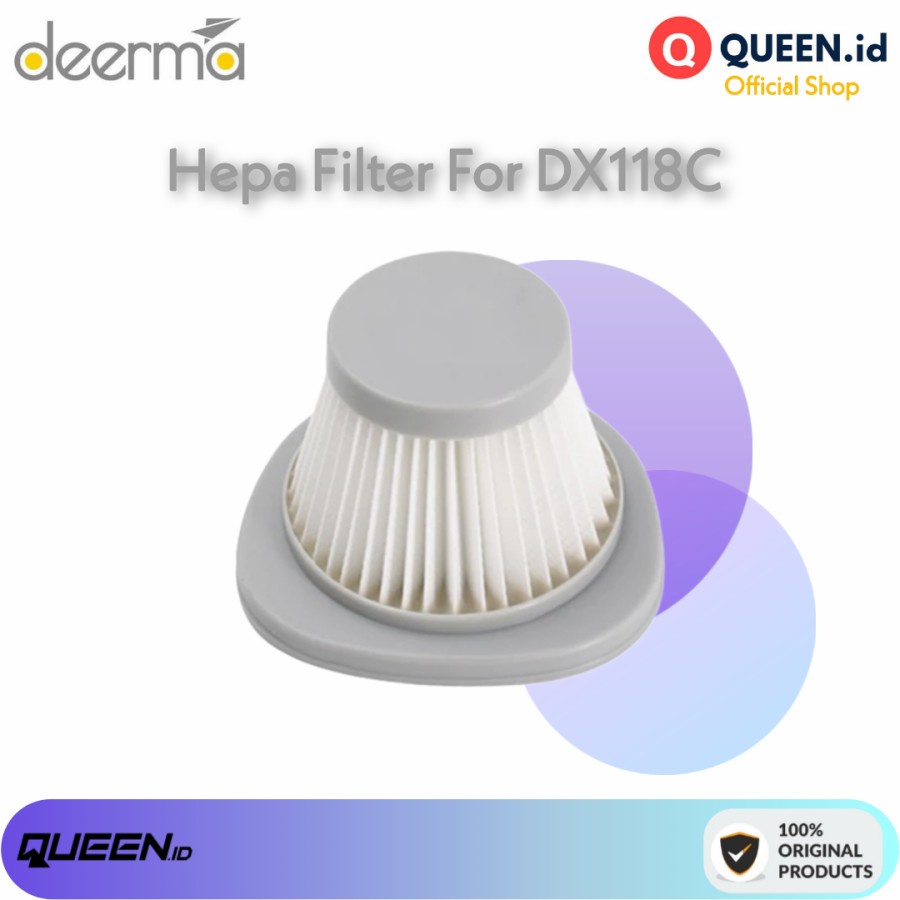 Deerma HEPA FILTER Vacuum DX118C Refil - Refill HEPA filter Debu