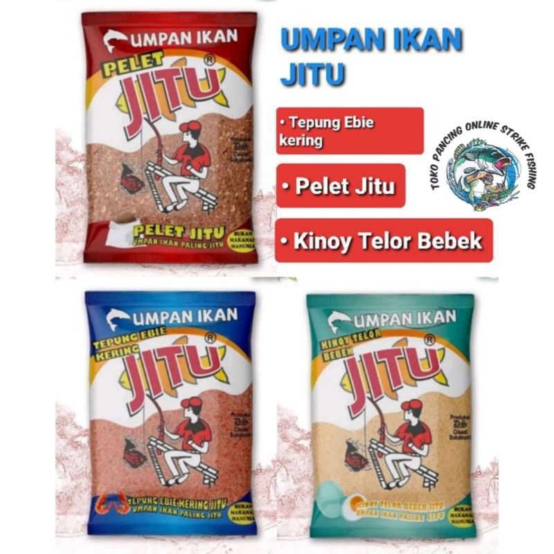 UMPAN IKAN JITU 1 PACK ISI 20 PCS