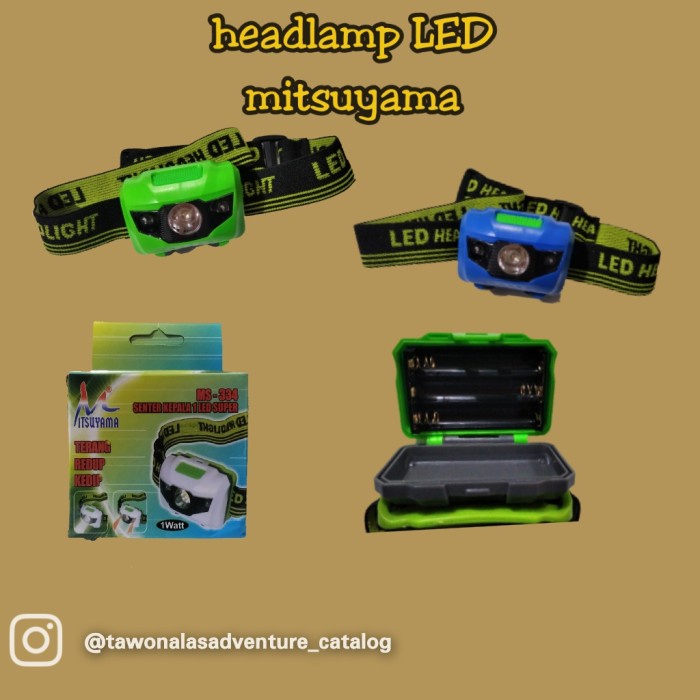 Senter Kepala Headlamp Led Mitsuyama Murah
