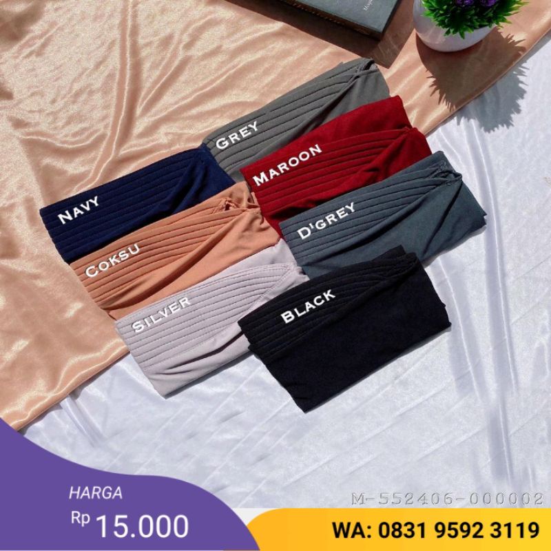 HIJAB WANITA SPORT JERSEY LYCRA PREMIUM VONS-086