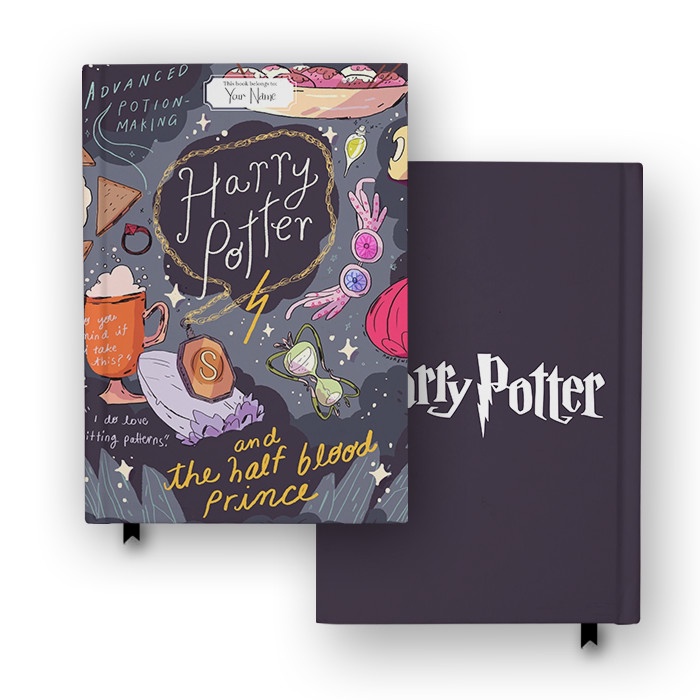 

Buku Catatan Notebook Harry Potter And Half Blood Prince Custom Nama Agenda Jurnal Diary A5 A6