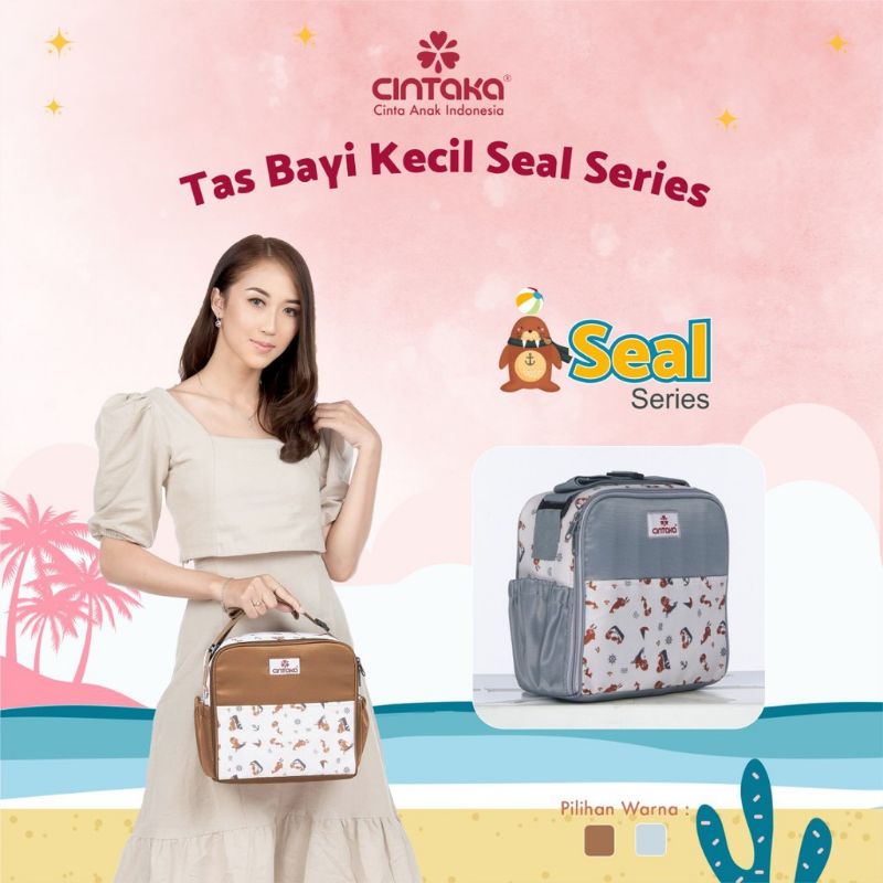 Cintaka Tas Bayi Kecil Saku Print Seal Series - TCT 2653