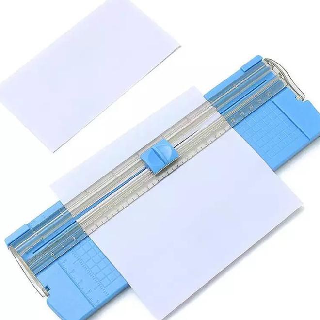 

New! Paper Trimmer Cutter A4/A5 - Blue / Pemotong Kertas - Paper Trimmer Best Seller