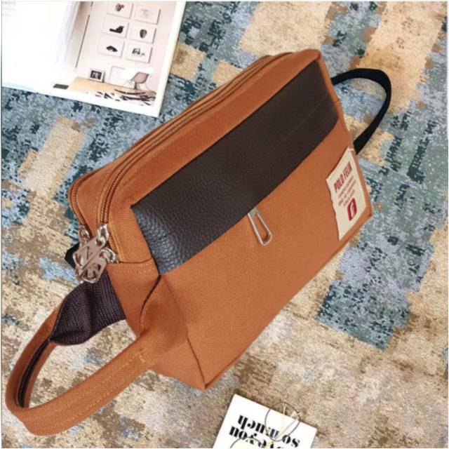 Tas pouch/tas jinjing tuk tempat dompet hp/Tas Gadget Pouch Dompet Hp Kosmetik Multifungsi