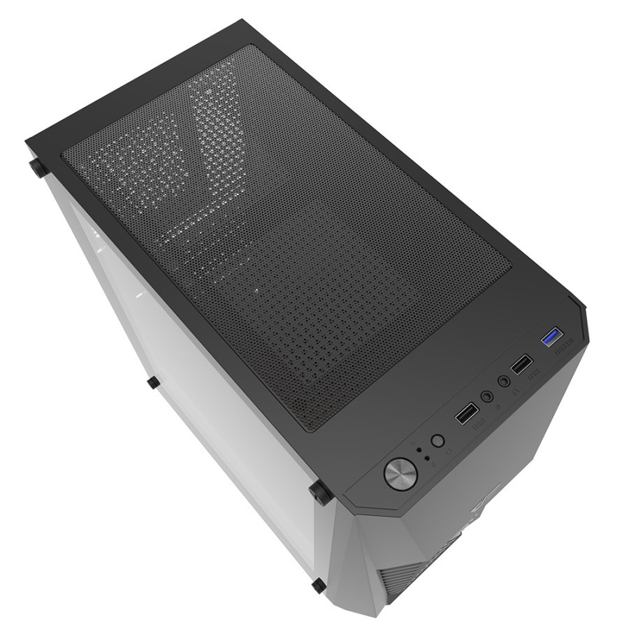 AIGO DARKFLASH DK150 (Black / White) ATX PC Casing Case