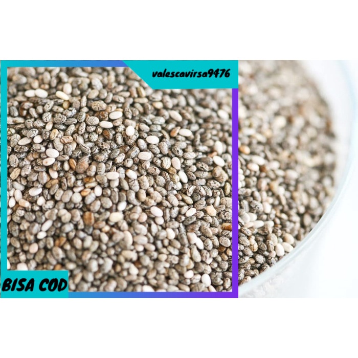 

⭐BISA COD⭐ Organic Black Chia Seeds 250Gr