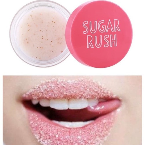 `ღ´ PHINKL `ღ´ ╰☆☆ 𝔢мιℕά ☆☆╮ Emina Sugar Rush Lip Scrub bibir magic penghalus pelembab lips