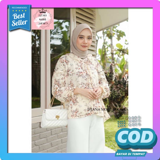 Plosa Oversize Blouse Pakaian Atasan Wanita Cewe Cewek Perempuan Remaja Dewasa Ukuran Bigsize Big Si