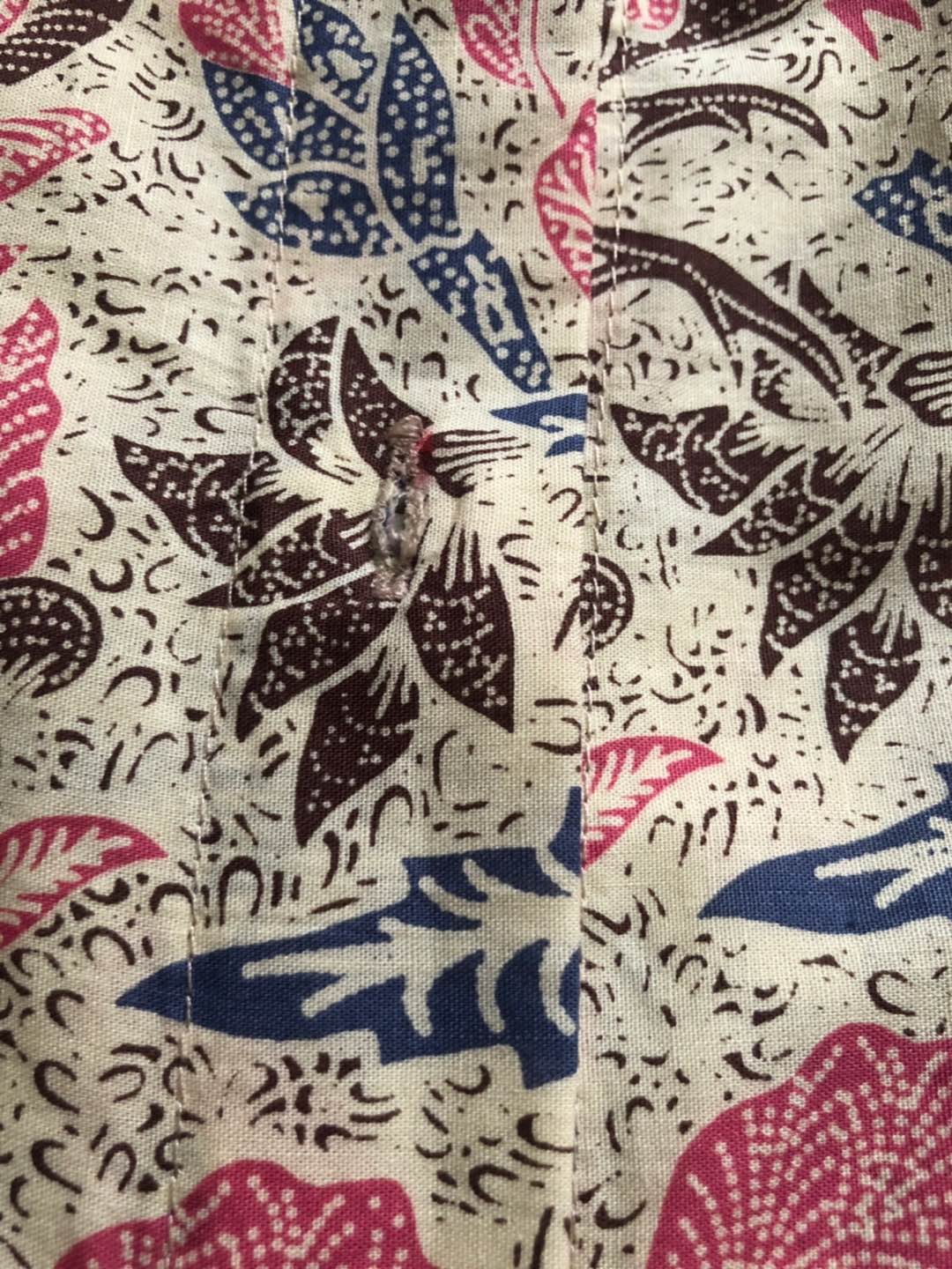 Audry Batik - Gendis Blouse Batik Wanita Cantik Katun Murah Kantor Kerja Elegan Krem Coklat Kuning