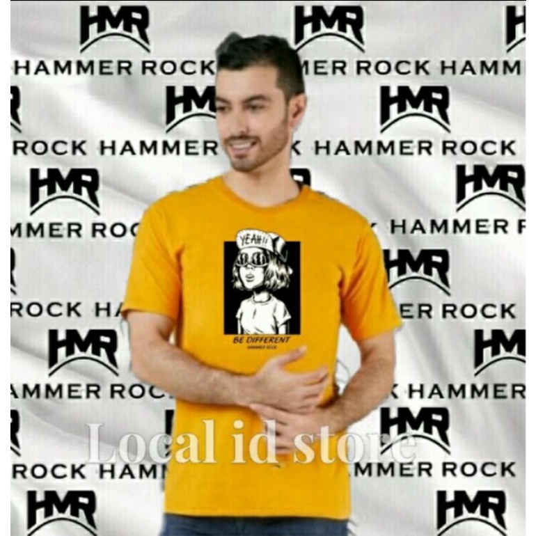 Baju Tshirt Pria Kaos Distro Kaos Hammer Rock Original Kaos Distro Terbaru