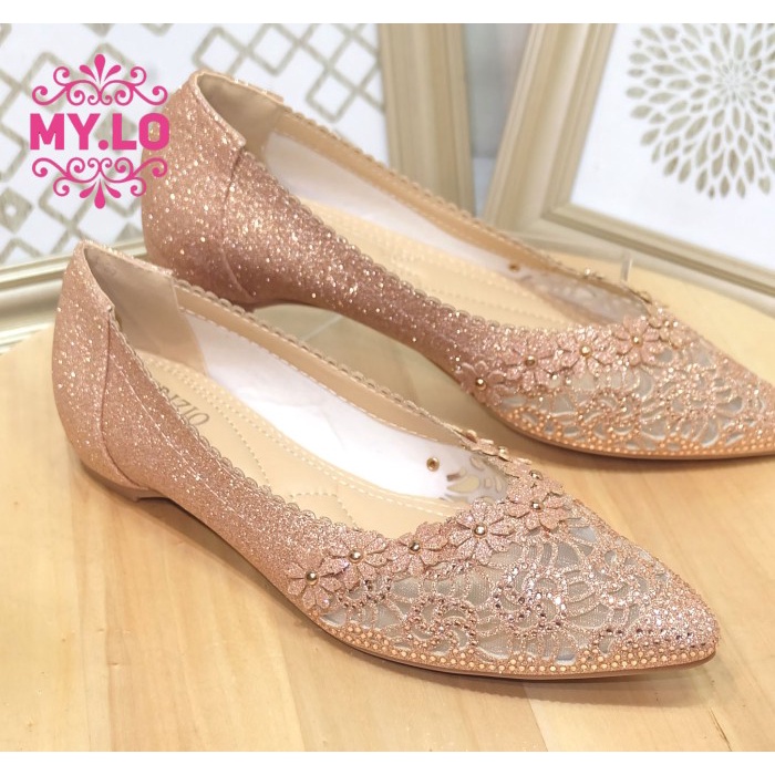 SEPATU WANITA FLAT SHOES PESTA IMPORT BALNANI BEST SELLER