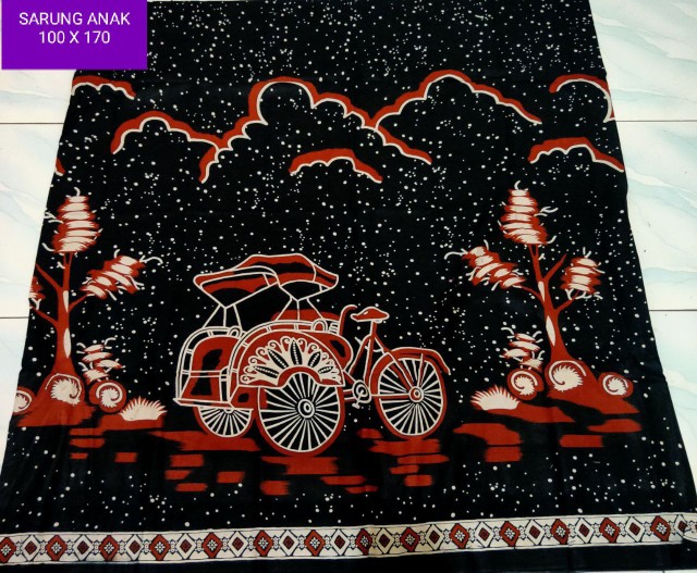 Sarung Anak Batik Katun Printing Sarung Mahda Sarung Ree Sarung Elrumi