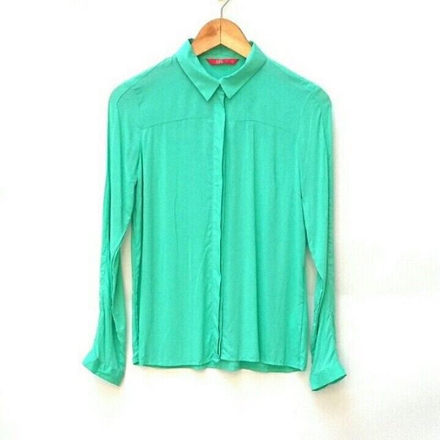 EDC by Esprit Kemeja Cewek Hijau