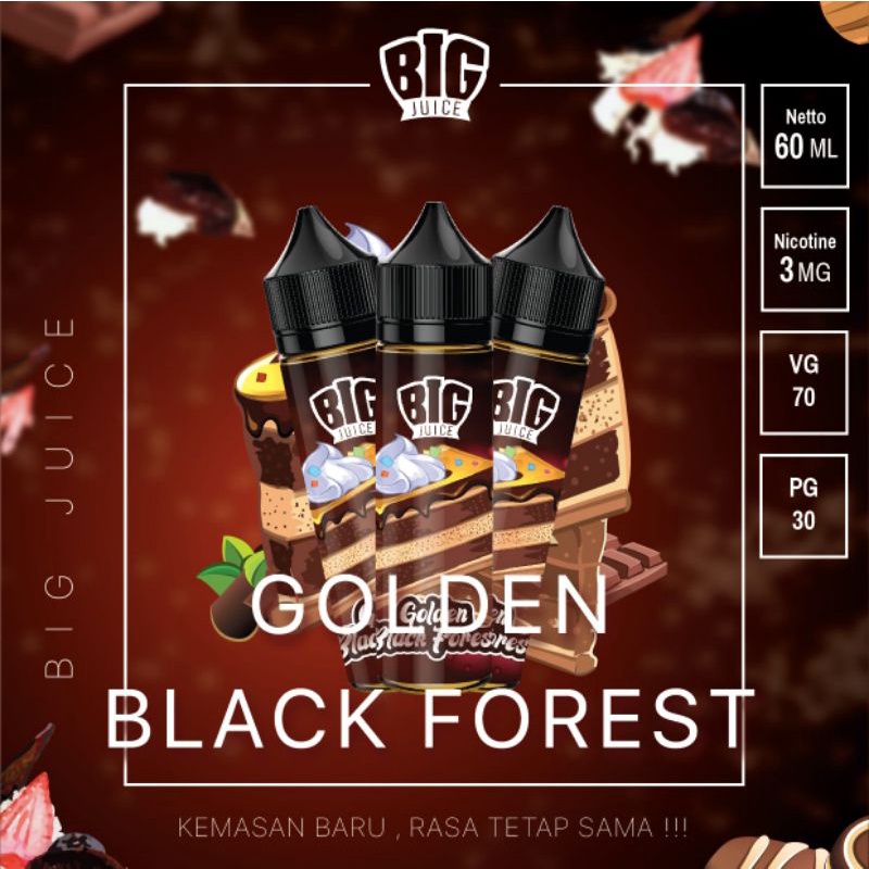 Juice Terlaris Golden Black Forest 3mg 60ml