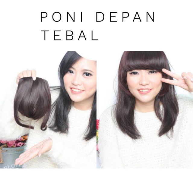 PONI DEPAN / FLAT BANGS / PONI PALSU ALITA