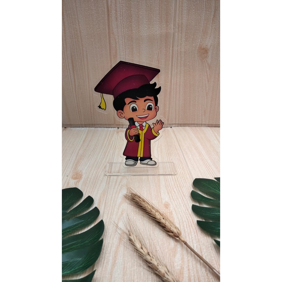 Plakat Akrilik Custom + box | Plakat Wisuda | Plakat Magang | Plakat KKN + BOX