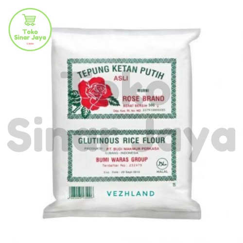 

Ketan-Beras-Tepung- Tepung Ketan Rose Brand 500 G -Tepung-Beras-Ketan.